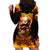 Magic Fire Skull Hoodie Dress I Can't Go To Hell The Devil Still Has A Rest Training Oder Against Me - Wonder Print Shop