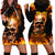 Magic Fire Skull Hoodie Dress I Can't Go To Hell The Devil Still Has A Rest Training Oder Against Me - Wonder Print Shop