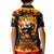 Magic Fire Skull Kid Polo Shirt I Can't Go To Hell The Devil Still Has A Rest Training Oder Against Me - Wonder Print Shop