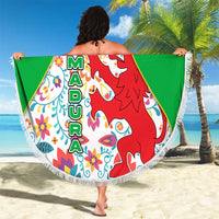 Extremadura Flag Beach Blanket Autonomous Community of Spain - Wonder Print Shop