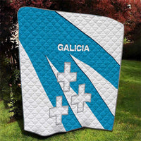 Galicia Flag Quilt Autonomous Community of Spain - Wonder Print Shop