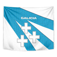 Galicia Flag Tapestry Autonomous Community of Spain - Wonder Print Shop