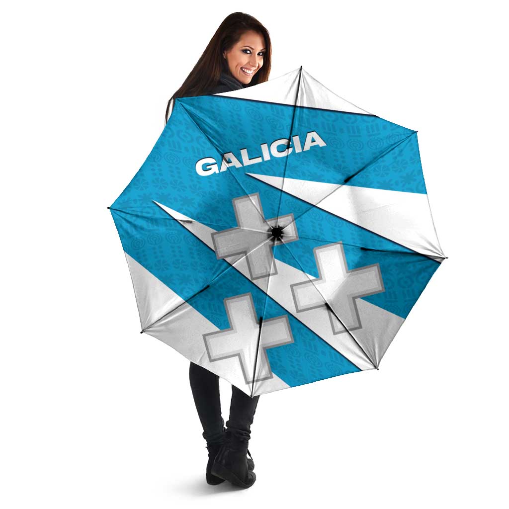 Galicia Flag Umbrella Autonomous Community of Spain - Wonder Print Shop