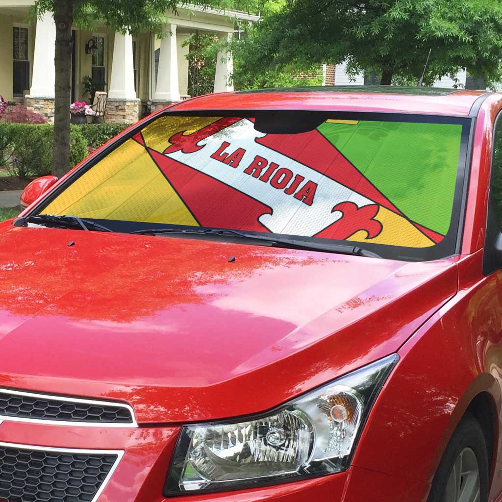 La Rioja Flag Auto Sun Shade Autonomous Community of Spain - Wonder Print Shop