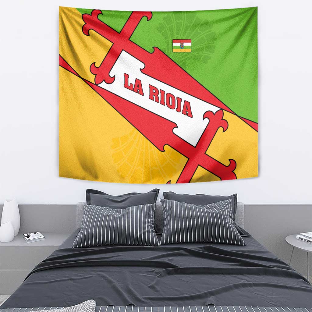 La Rioja Flag Tapestry Autonomous Community of Spain - Wonder Print Shop
