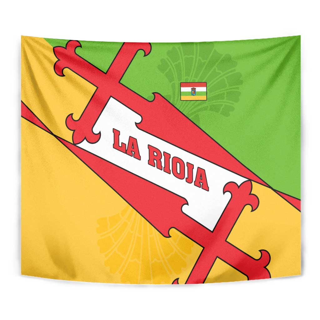 La Rioja Flag Tapestry Autonomous Community of Spain - Wonder Print Shop