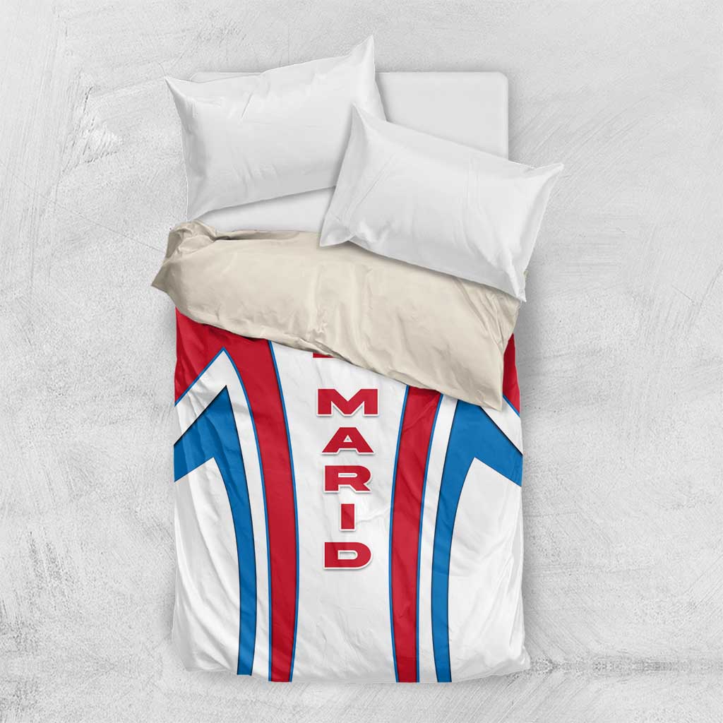 Madrid Flag Bedding Set Autonomous Community of Spain - Wonder Print Shop