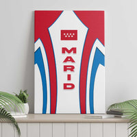 Madrid Flag Canvas Wall Art Autonomous Community of Spain - Wonder Print Shop