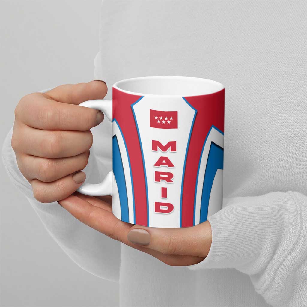 Madrid Flag Ceramic Mug Autonomous Community of Spain - Wonder Print Shop