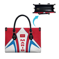 Madrid Flag Leather Bag Autonomous Community of Spain - Wonder Print Shop
