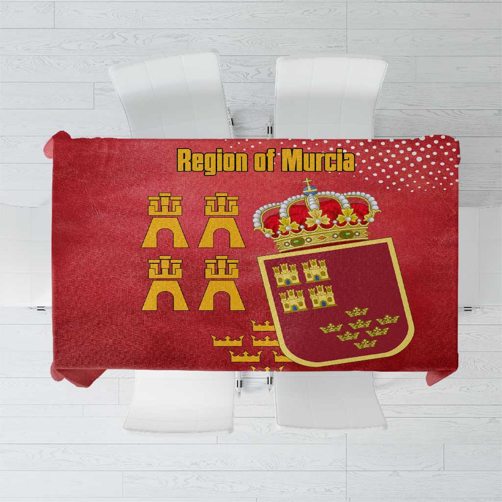 Region of Murcia Flag Tablecloth Autonomous Community of Spain - Wonder Print Shop