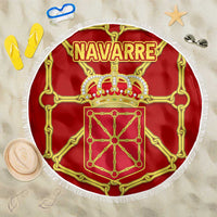 Navarre Flag Beach Blanket Autonomous Community of Spain - Wonder Print Shop