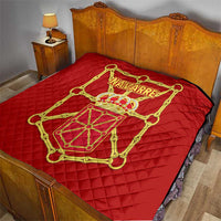 Navarre Flag Quilt Autonomous Community of Spain - Wonder Print Shop
