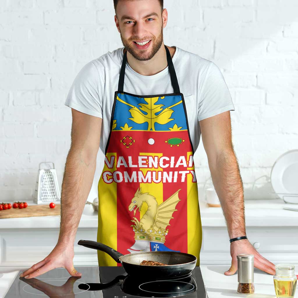 Valencian Community Flag Apron Autonomous Community of Spain - Wonder Print Shop