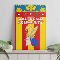 Valencian Community Flag Canvas Wall Art Autonomous Community of Spain - Wonder Print Shop
