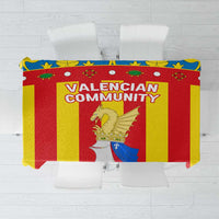Valencian Community Flag Tablecloth Autonomous Community of Spain - Wonder Print Shop