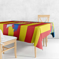 Valencian Community Flag Tablecloth Autonomous Community of Spain - Wonder Print Shop