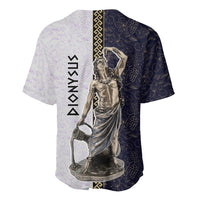 Greek God Dionysus Baseball Jersey Ancient Greece Mythology Classical Statue Art