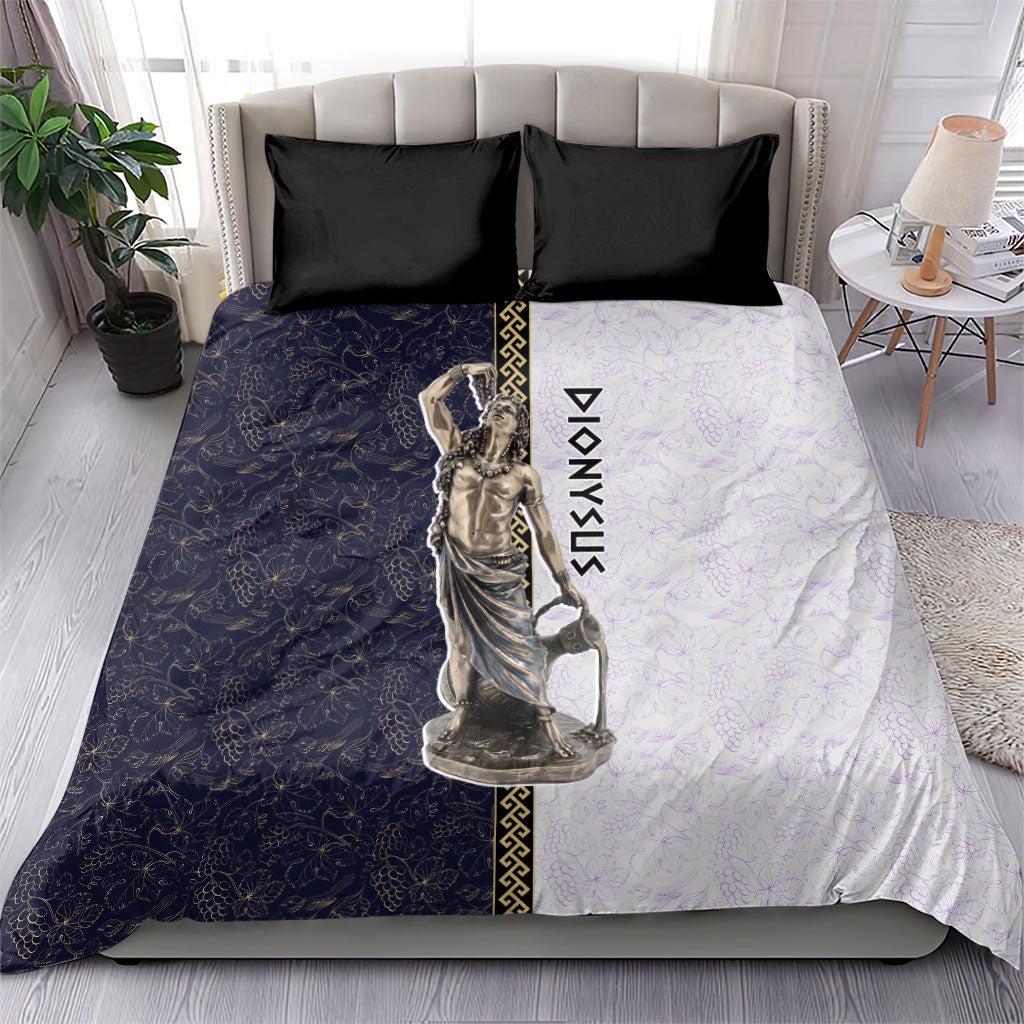Greek God Dionysus Bedding Set Ancient Greece Mythology Classical Statue Art