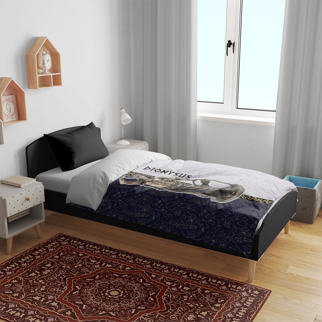 Greek God Dionysus Bedding Set Ancient Greece Mythology Classical Statue Art