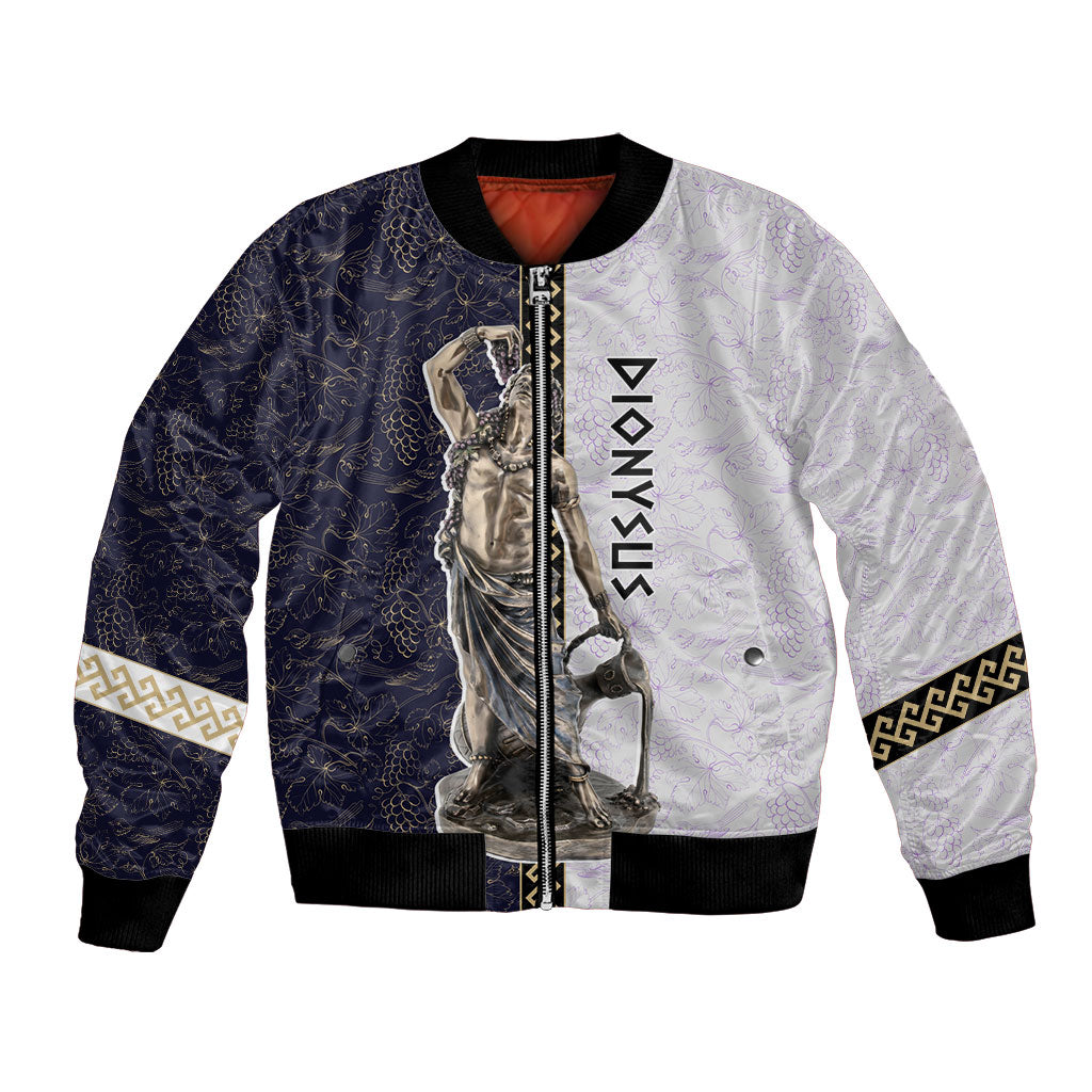 Greek God Dionysus Bomber Jacket Ancient Greece Mythology Classical Statue Art