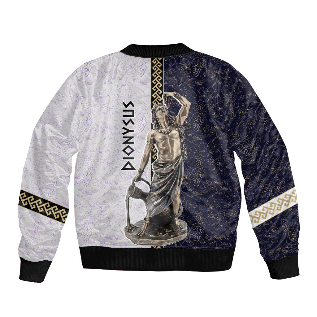 Greek God Dionysus Bomber Jacket Ancient Greece Mythology Classical Statue Art