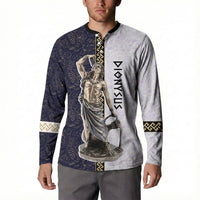 Greek God Dionysus Button Sweatshirt Ancient Greece Mythology Classical Statue Art
