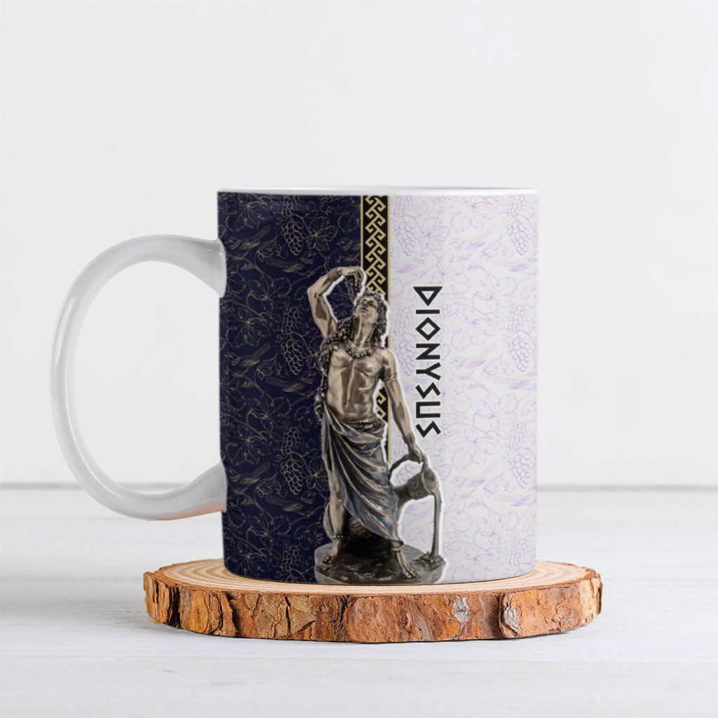 Greek God Dionysus Ceramic Mug Ancient Greece Mythology Classical Statue Art