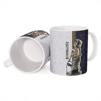 Greek God Dionysus Ceramic Mug Ancient Greece Mythology Classical Statue Art
