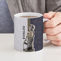 Greek God Dionysus Ceramic Mug Ancient Greece Mythology Classical Statue Art