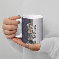 Greek God Dionysus Ceramic Mug Ancient Greece Mythology Classical Statue Art