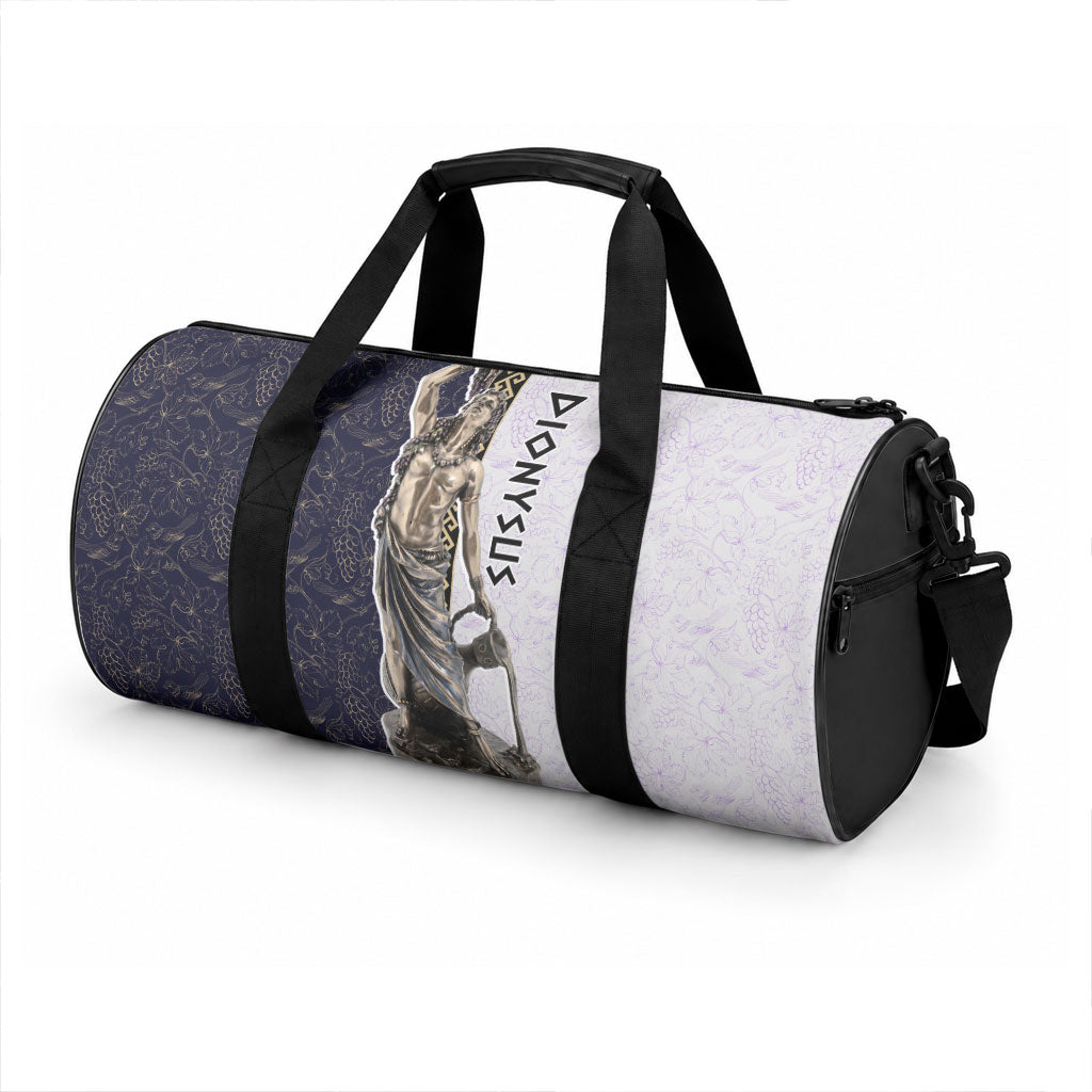 Greek God Dionysus Duffle Bag Ancient Greece Mythology Classical Statue Art