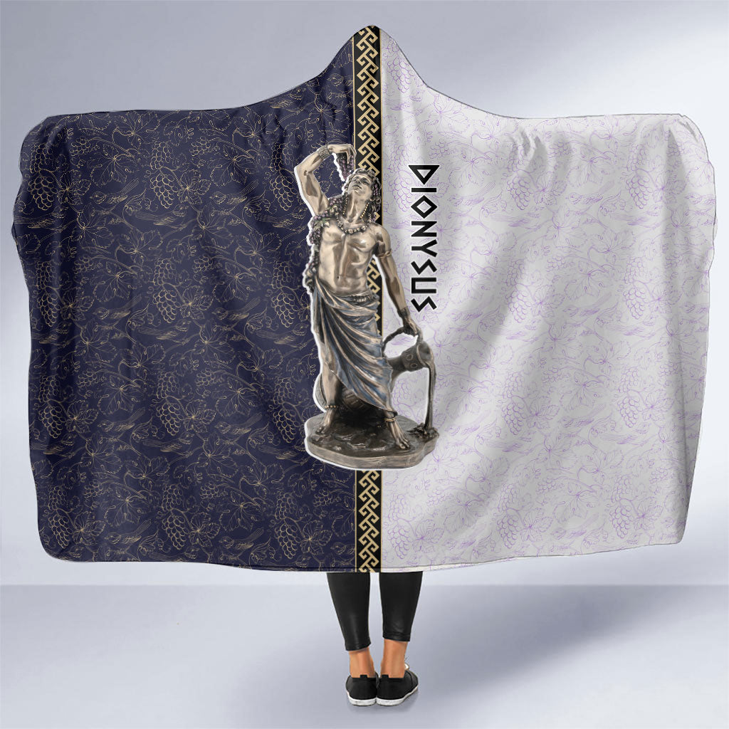 Greek God Dionysus Hooded Blanket Ancient Greece Mythology Classical Statue Art