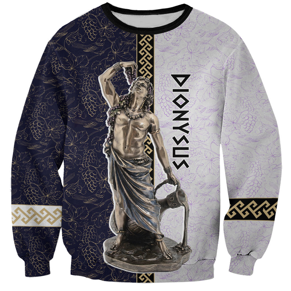 Greek God Dionysus Sweatshirt Ancient Greece Mythology Classical Statue Art
