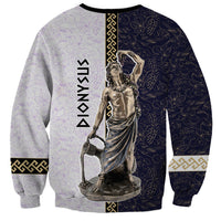Greek God Dionysus Sweatshirt Ancient Greece Mythology Classical Statue Art