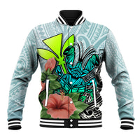 Multicolor tropical crab tribal baseball jacket with snap front and ribbed collar