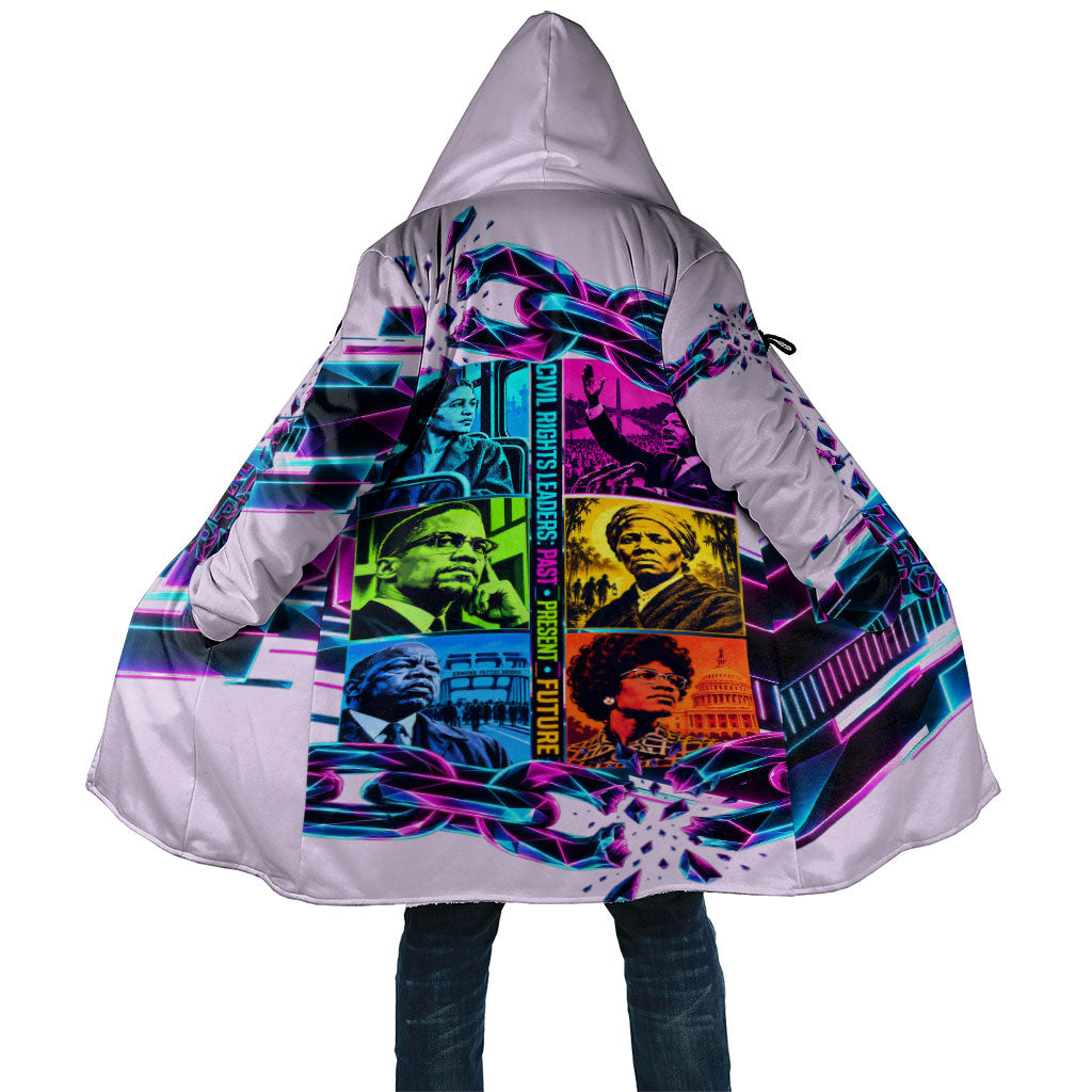 Civil Rights Leaders Cloak - Black History - African American - Neon Cyberpunk