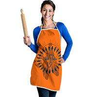 Orange Shirt Day Apron Indigenous Feather Art Child Silhouette
