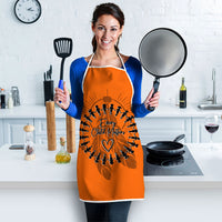 Orange Shirt Day Apron Indigenous Feather Art Child Silhouette