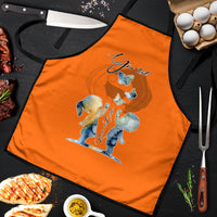 Personalized Orange Shirt Day Apron Watercolor Handprint Butterfly