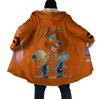 Personalized Orange Shirt Day Cloak Watercolor Handprint Butterfly