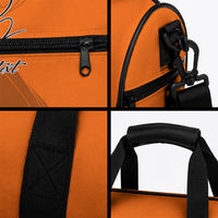 Personalized Orange Shirt Day Duffle Bag Watercolor Handprint Butterfly