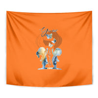 Personalized Orange Shirt Day Tapestry Watercolor Handprint Butterfly
