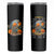 Of Course I'm Going To Hell Skull Pumpkin Halloween Skinny Tumbler