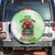 On The Naughty List Skull Christmas Spare Tire Cover - Wonder Print Shop