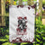 Love Me Like My Demons Do Skull Garden Flag - Wonder Print Shop