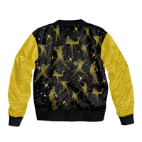 Softball Sunflower Yellow Black Christmas Bomber Jacket Xmas Holiday Patterns - Wonder Print Shop