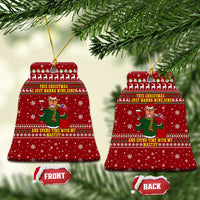 Spend Time With My Mastiff Christmas Ceramic Ornament Xmas Holiday Patterns - Wonder Print Shop