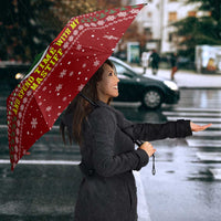 Spend Time With My Mastiff Christmas Umbrella Xmas Holiday Patterns - Wonder Print Shop