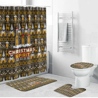 Spirit Beer Christmas Bathroom Set Xmas Holiday Patterns - Wonder Print Shop